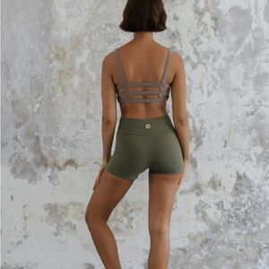 Olive Green Women's Shorts